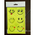 Big Smile Face reflecterende sticker voor schooltas